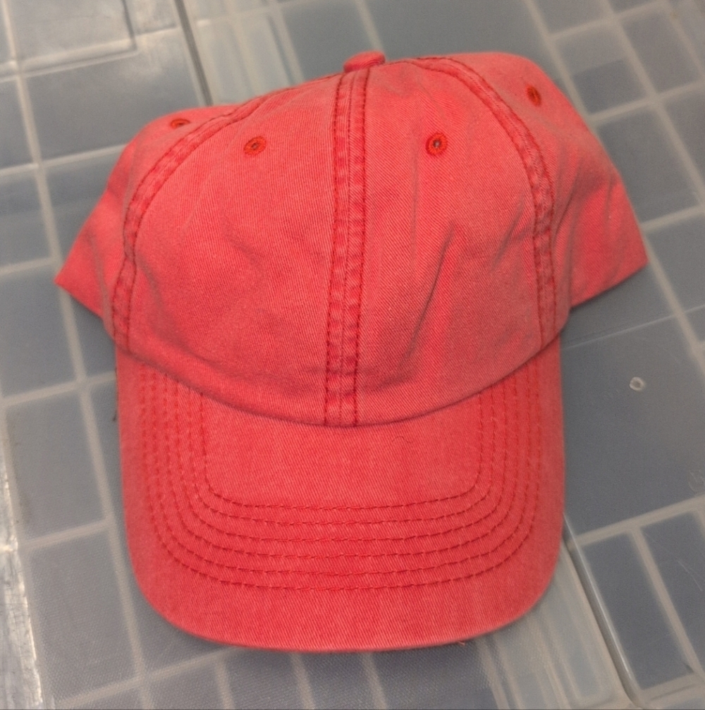 Red Baseball Cap - Picture 2 of 3